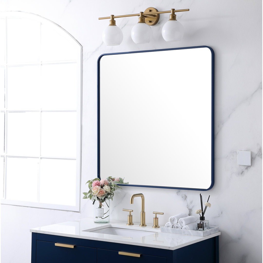 Sabine Metal Rounded Rectangle Wall Mirror